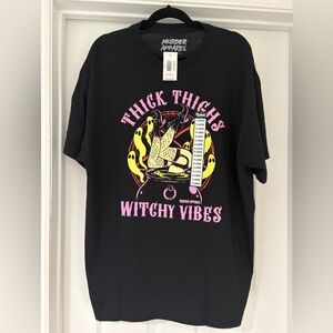 Halloween Witchy T-shirt Murder Apparel NWT